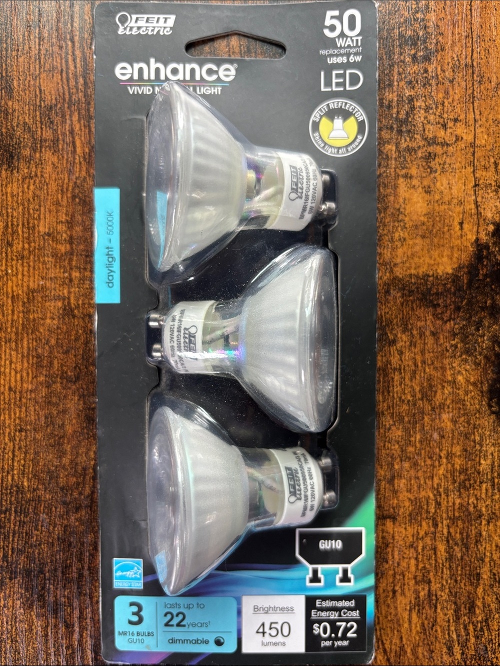 Electric Family Enhance GU10 LED Bulbs - White (3-Pack)